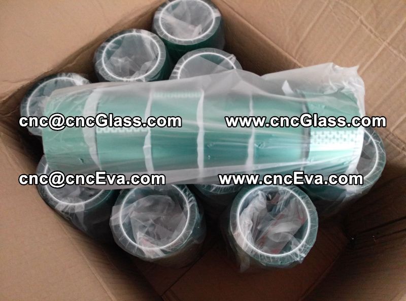 High temperature green silicone PET tape (2)